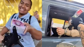 Homem entrega Bíblias e rosas nas ruas do PR: 